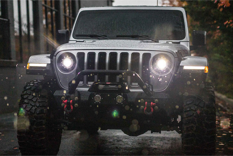 Led headlights for deals jeep